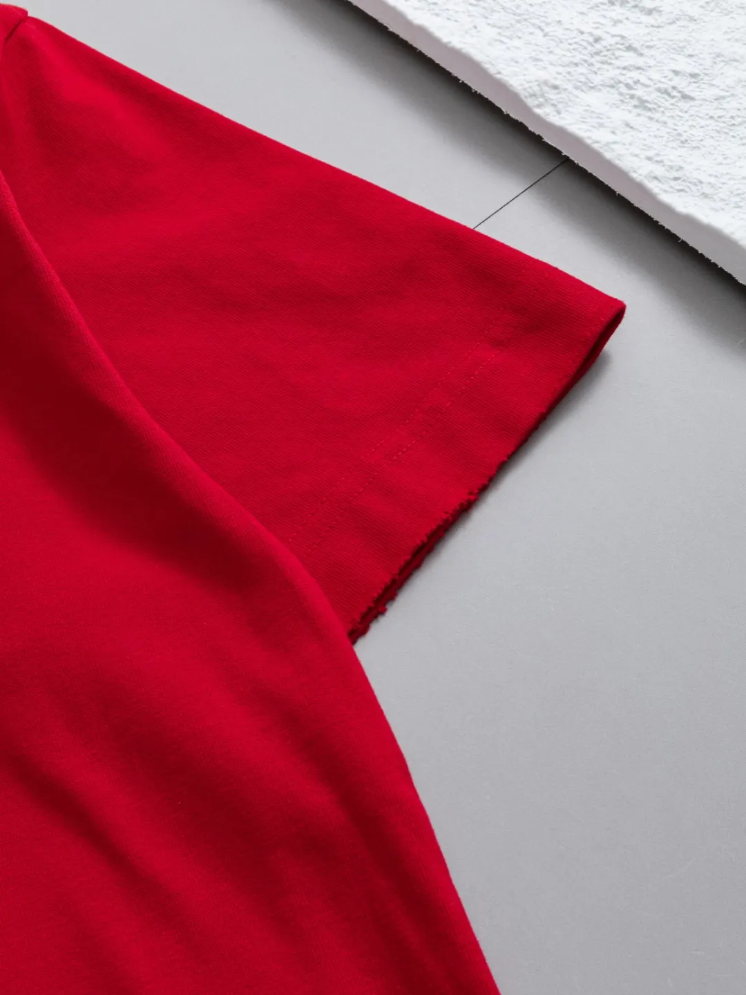 P100✨🔥 [BALENCIAGA] 2026FW short-sleeved T-shirt Premium 26s double yarn 300g fabric embroidery fraying process Color: Black White Red Size: S M L XL 2XL